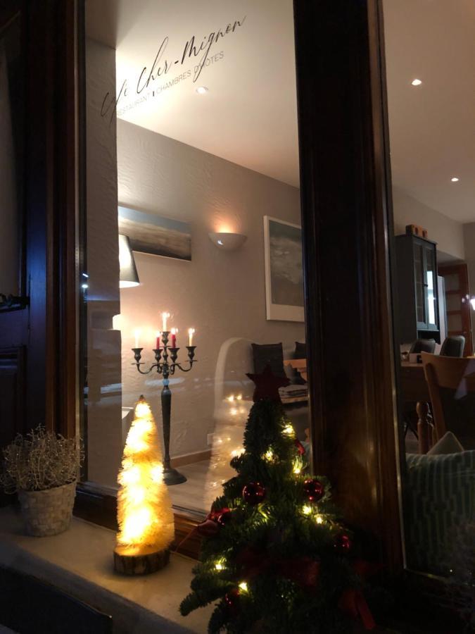 Cafe Cher-Mignon Et Chambres D'Hotes Chermignon-d'en Haut Ngoại thất bức ảnh