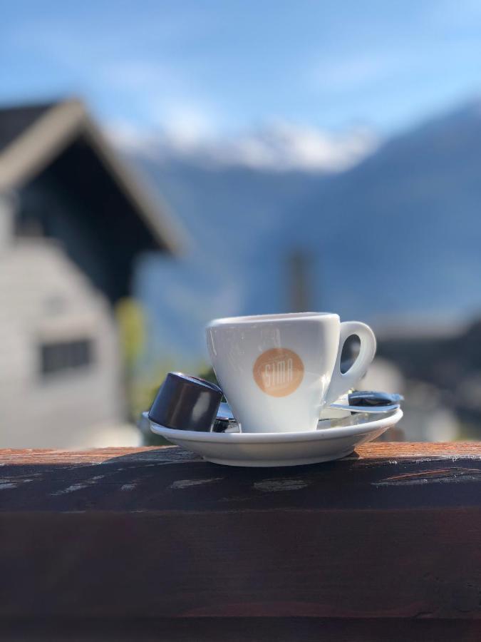 Cafe Cher-Mignon Et Chambres D'Hotes Chermignon-d'en Haut Ngoại thất bức ảnh